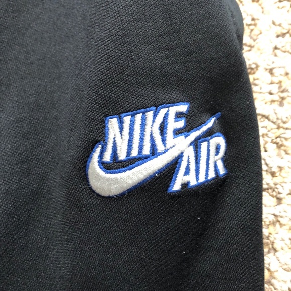Nike Air Sweatpants XXL Black Pull On Style y2k baggy hip hop Adjustable Ankle - Picture 10 of 14
